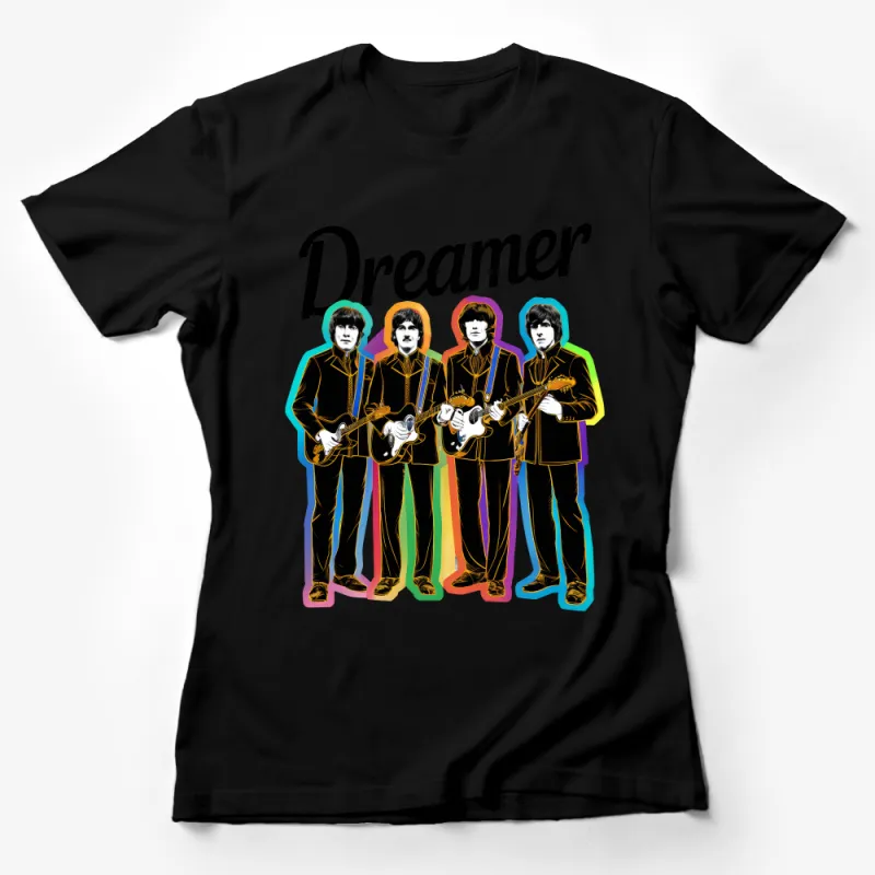 Vintage Band Dreamer Graphic Tee, Classic Music Legends T-Shirt, Retro Rock and Roll Apparel, Iconic Band Members Fashion Top Female T-Shirt