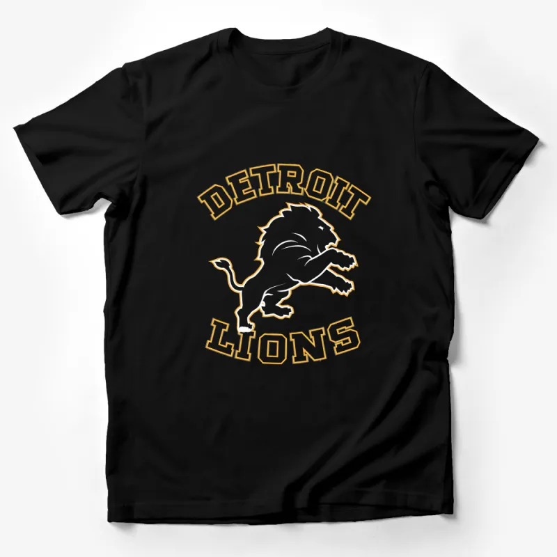 Vintage Detroit Lions Inspired Graphic T-Shirt, Retro Sports Fan Apparel, Unisex Male T-Shirt