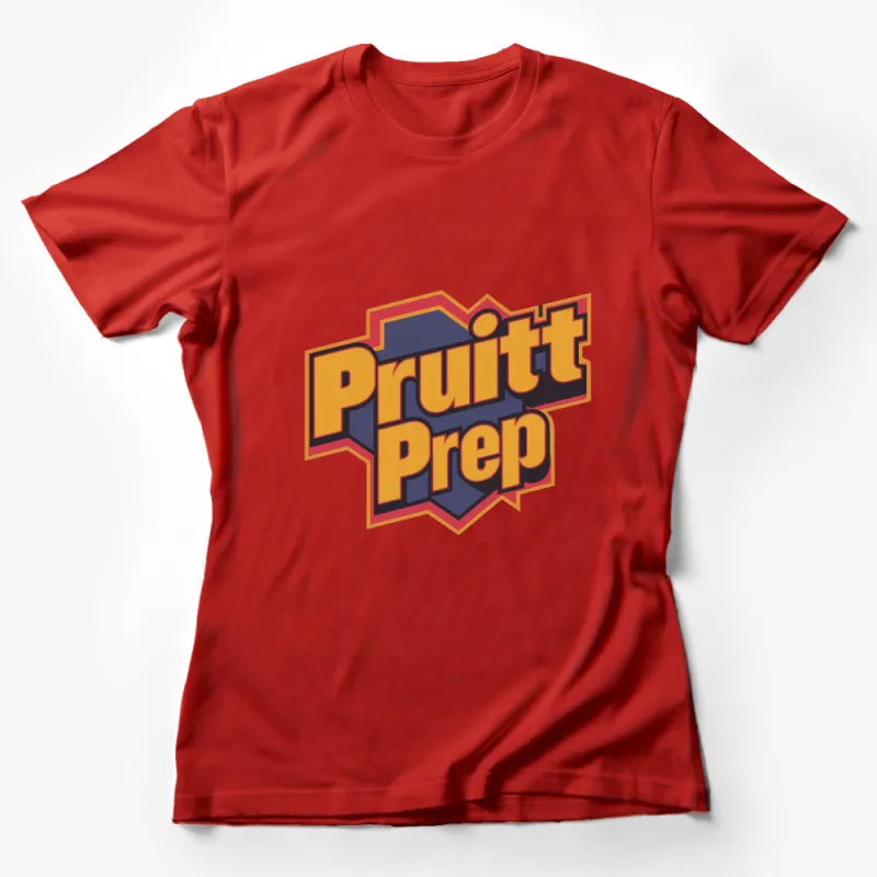 Vintage Style Pruitt Prep T-Shirt, Retro College Inspired Tee, Unisex Casual Wear Female T-Shirt