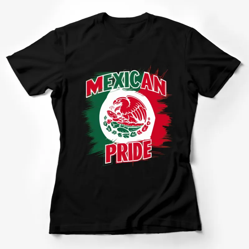 Mexican Pride T-Shirt, Colorful Eagle Graphic Tee, Mexico Heritage Unisex Shirt, Vibrant Casual Wear, Cultural Statement Top, Gift Idea Female T-Shirt