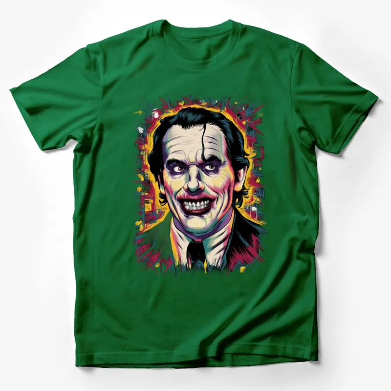 Colorful Comic Style Villain Graphic Tee, Unique Character Art T-Shirt, Vibrant Men's and Women's Top, Fun Casual Wear Male T-Shirt