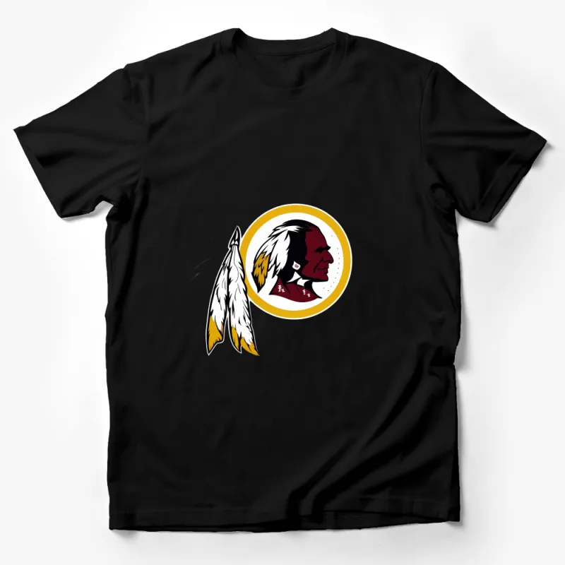 Vintage-Inspired Football Team Graphic T-Shirt, Casual Sports Fan Apparel, Unisex Tee Male T-Shirt