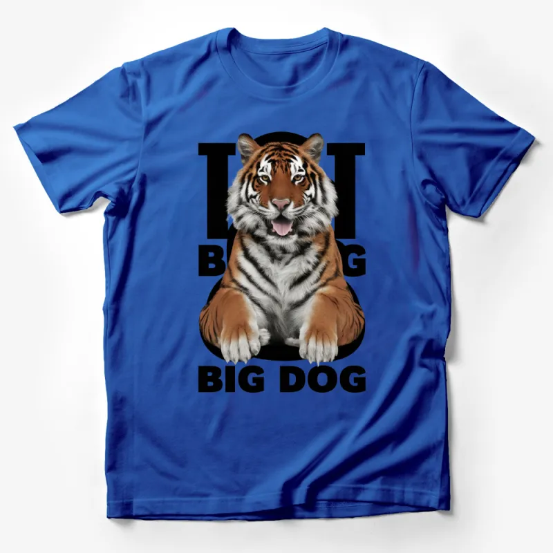 Big Cat Graphic Tee, Tiger Shirt, Wild Animal Print, Men's Women's Unisex T-Shirt, Jungle Theme Top, Casual Streetwear, Unique Gift Idea Male T-Shirt