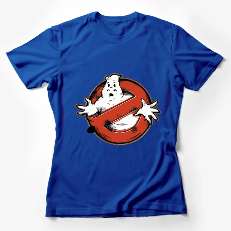 Ghostly Humor Graphic T-Shirt, Funny Ghost Busting Icon Tee, Casual Cool Novelty Shirt for Fans, Unisex Top Female T-Shirt