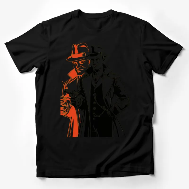 Vintage Detective Noir Style T-Shirt, Classic Pulp Fiction Art Tee, Unique Graphic Design Shirt, Men's and Women's Sizes Available Male T-Shirt