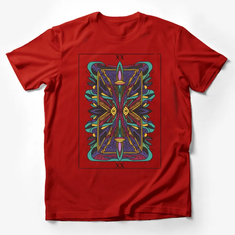 Tarot Card Graphic T-Shirt, Mystical Art Tee, Spiritual High-Quality Shirt, Unisex Adult Clothing, Gift Idea Male T-Shirt