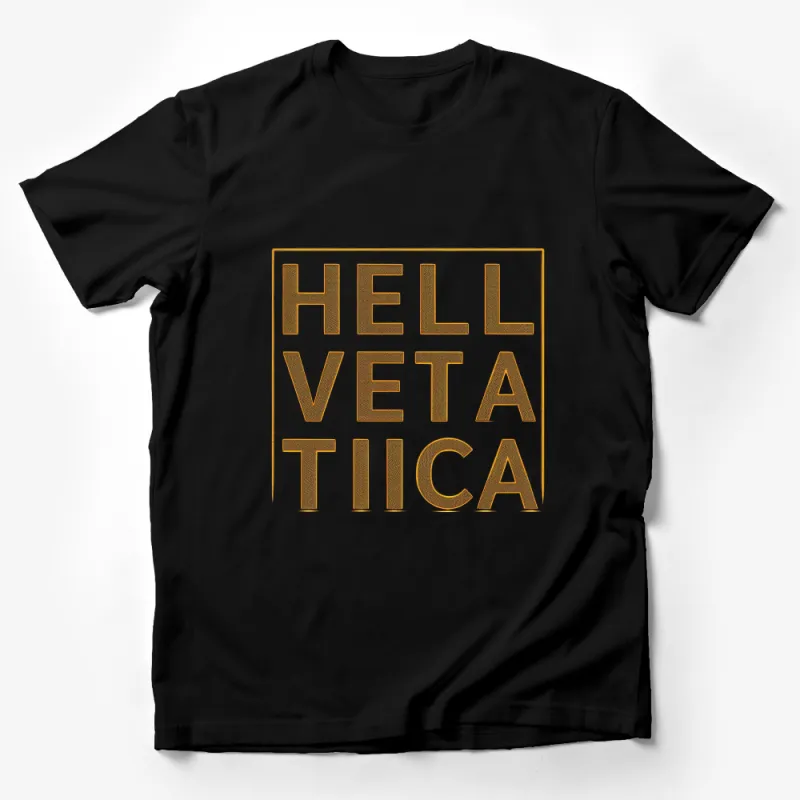 Helvetica Font Pun T-Shirt, Graphic Tee, Unique Designer Shirt, Typography Lover Gift, Casual Streetwear, Unisex Apparel Male T-Shirt