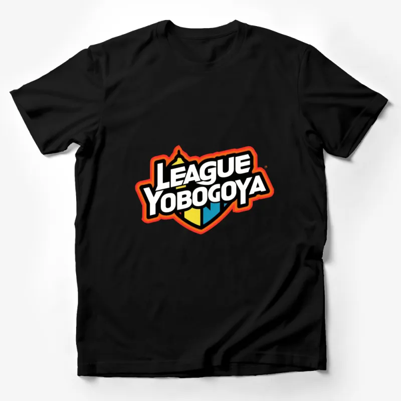 Vintage Retro League Yobogoya T-Shirt, Classic 90s Nostalgic Tee, Colorful Bold Graphic Design, Unisex Casual Wear Male T-Shirt