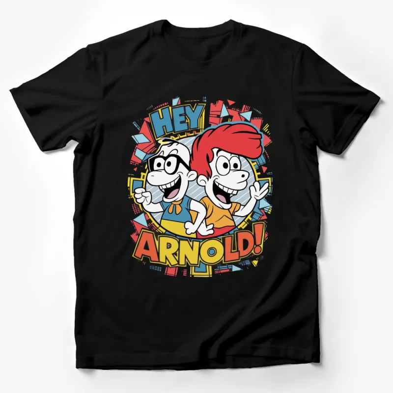 Hey Arnold! Cartoon T-Shirt, Classic 90s Nickelodeon Show Tee, Retro Animated Series Apparel, Unisex Vintage Nostalgia Shirt Gift Male T-Shirt