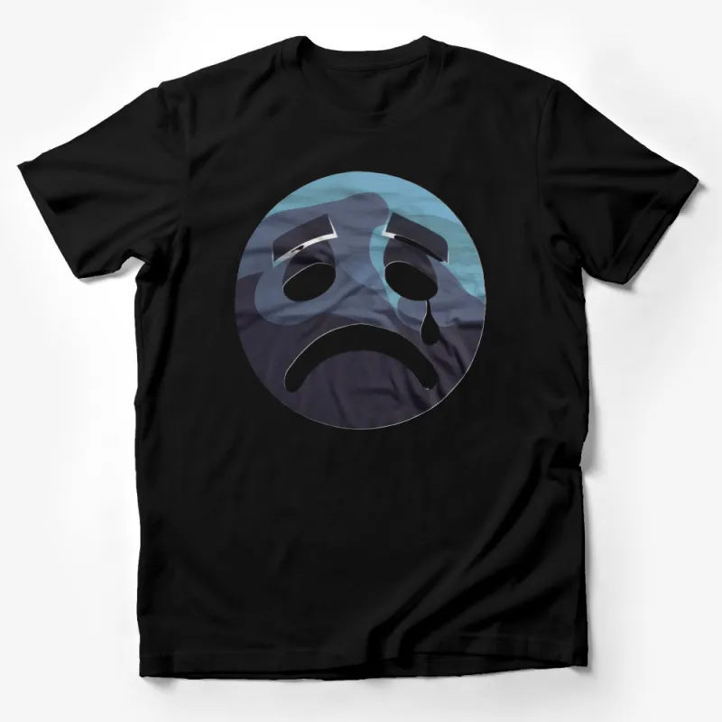 Abstract Face Art T-Shirt, Modern Aesthetic Tee, Unisex Graphic Shirt, Trendy Artistic Apparel, Cool Design Top, Casual Wear Male T-Shirt