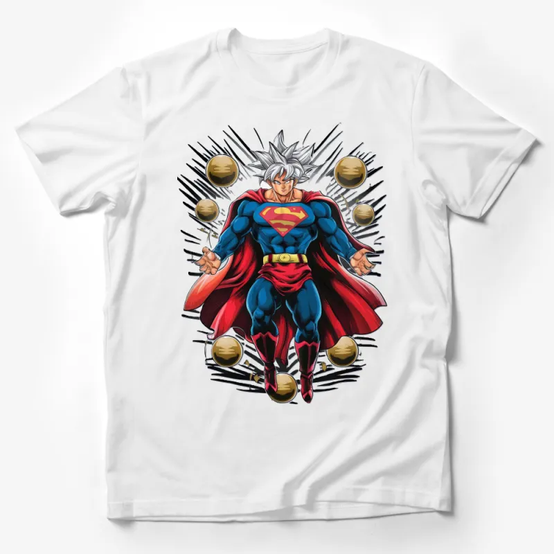 Superhero-Inspired Men's T-Shirt, Unisex Comic Character Tee, Casual Wear for Geeks and Fans Male T-Shirt