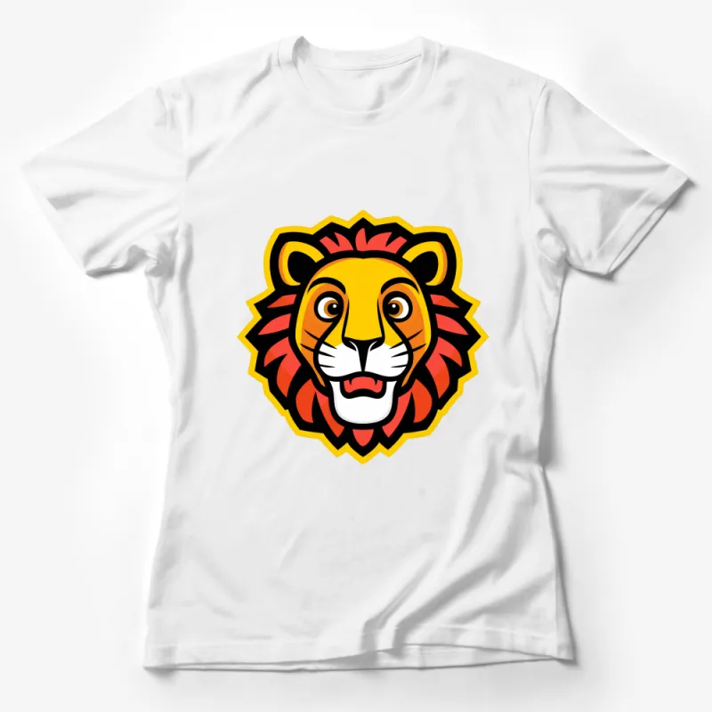 Vintage Style Lion Head T-Shirt, Retro Graphic Tee, Unisex Casual Shirt, Trendy Animal Print Top, Summer Streetwear, Gift Idea Female T-Shirt