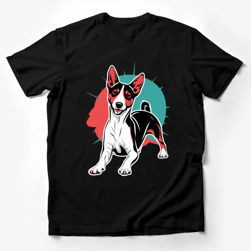 Stylish Corgi T-Shirt, Colorful Dog Print, Unisex Graphic Tee, Pet Lover Gift, Casual Wear, Animal Illustration Shirt Male T-Shirt