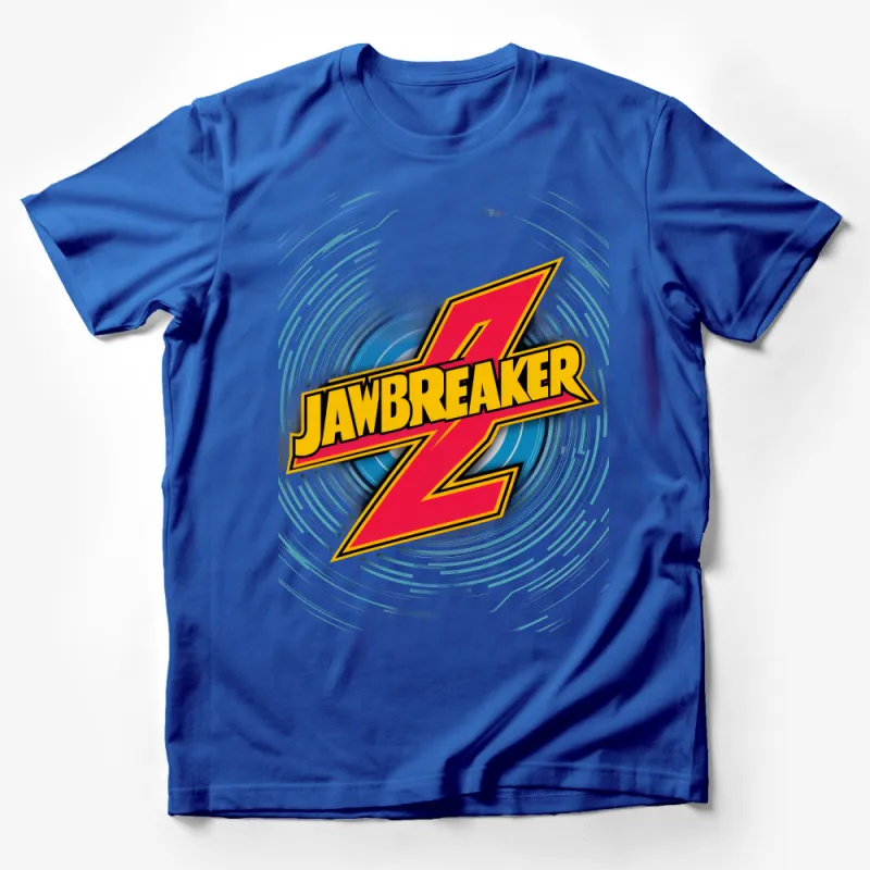 Bold Comic Style Jawbreaker Z T-Shirt, Vibrant Graphic Tee, Retro-Inspired Superhero Shirt, Unisex Casual Top Male T-Shirt