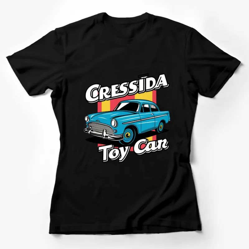 Vintage Cressida Toy Car T-Shirt, Classic Car Enthusiast Tee, Retro Automobile Graphic Shirt, Unisex Clothing Gift Female T-Shirt