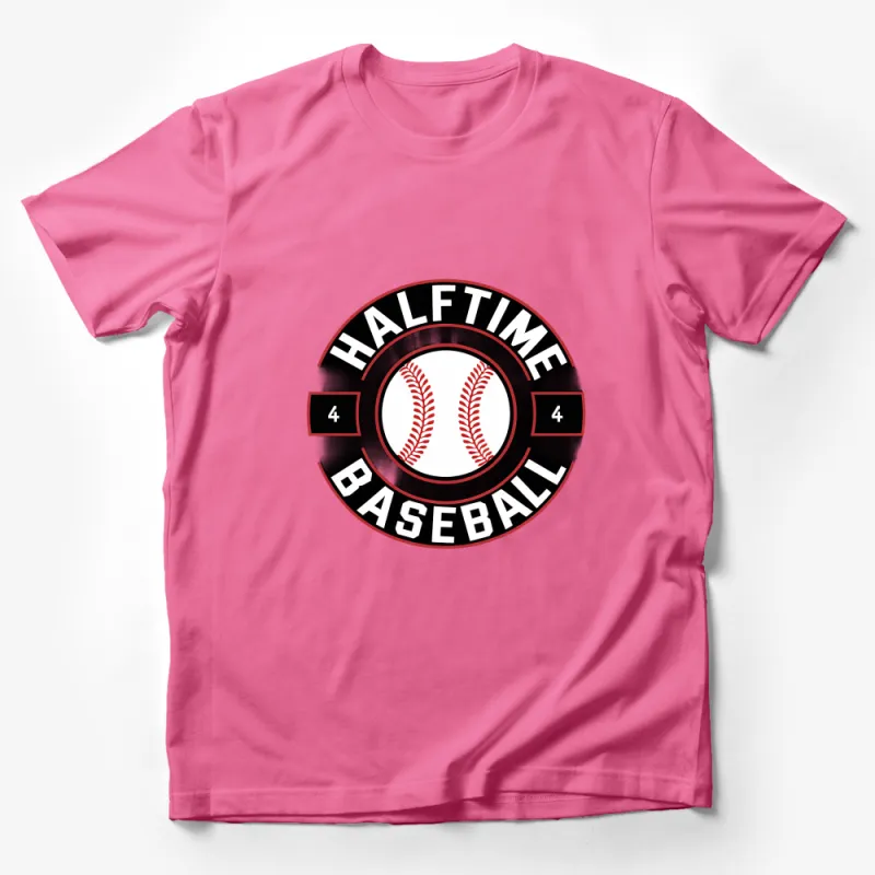 Sports Fan Baseball Halftime Graphic Tee, Vintage Style Baseball T-Shirt, Casual Athletic Apparel, Unisex Male T-Shirt