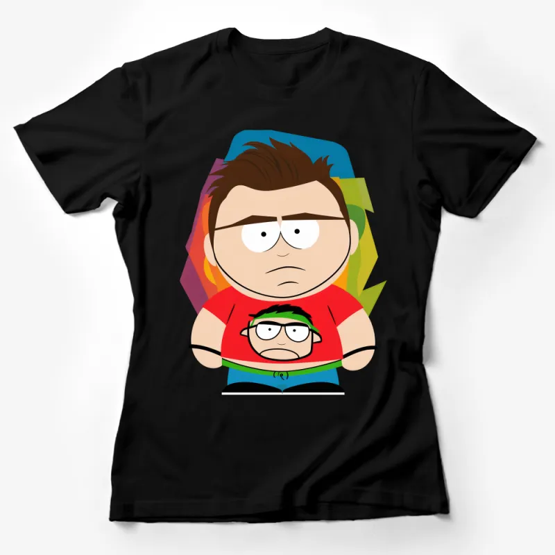 Cartoon Character T-Shirt, Funny Animated Hero Tee, Colorful Artwork Top, Casual Streetwear, Unisex Clothing, Gift for Animation Fans Female T-Shirt