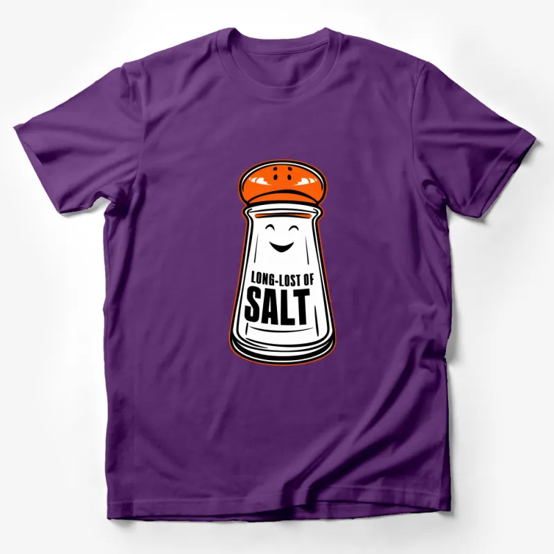 Funny Salt Shaker T-Shirt, Long-Lost of Salt, Unique Graphic Tee, Unisex Cotton Shirt, Gift for Friend, Casual Wear, Foodie Top Male T-Shirt