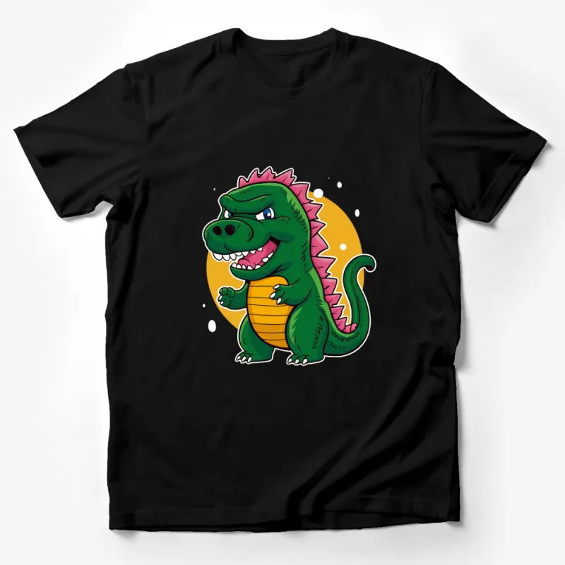 Kids Dinosaur T-Shirt, Cute Cartoon Rex Graphic Tee, Boys Girls Unisex Top, Fun Prehistoric Animal Shirt, Gift for Dino Lovers Male T-Shirt