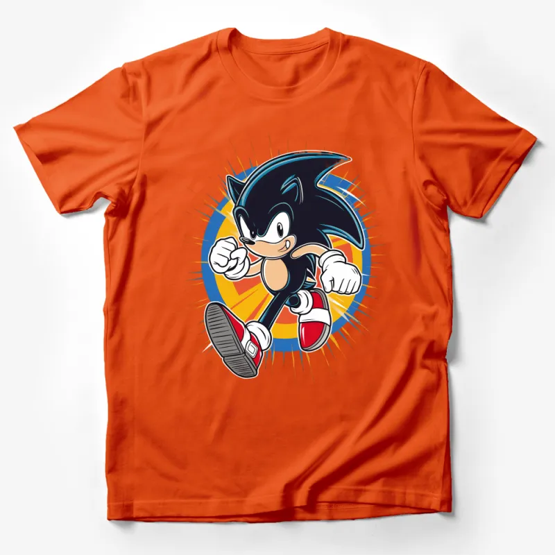 Vintage Sonic the Hedgehog T-Shirt, Classic Video Game Tee, Nostalgic 90s Cartoon Graphic Shirt, Gift for Gamers Male T-Shirt