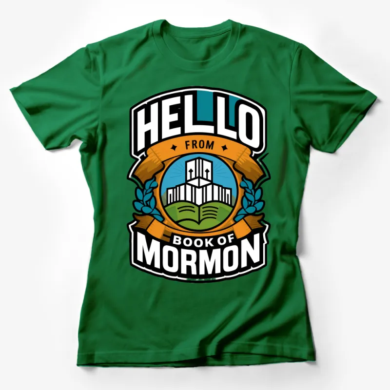 Hello From Book of Mormon Vintage Style Tee, Retro Graphic T-Shirt, Unisex Casual Shirt, Cool Religious Theme Top Female T-Shirt