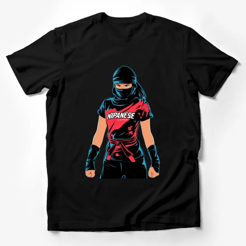 Ninja Graphic T-Shirt, Urban Ninja Fashion Tee, Stylish Martial Arts Shirt, Japanese Warrior Top, Unisex Clothing Male T-Shirt