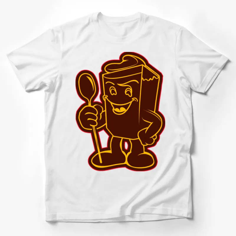 Fun Breakfast Character T-Shirt, Cartoon Cereal Box Graphic Tee, Unisex Adult and Kids Shirt, Casual Wear Male T-Shirt