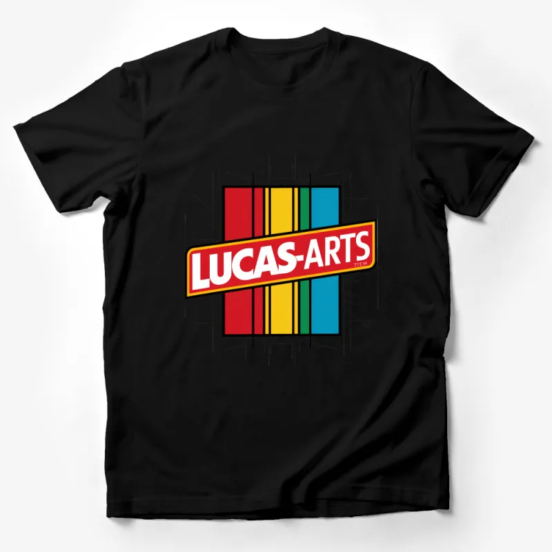 Vintage LucasArts Logo T-Shirt, Classic Gaming Tee, Retro Video Game Shirt, Collector Gamer Gift, Unisex Graphic Tee Male T-Shirt