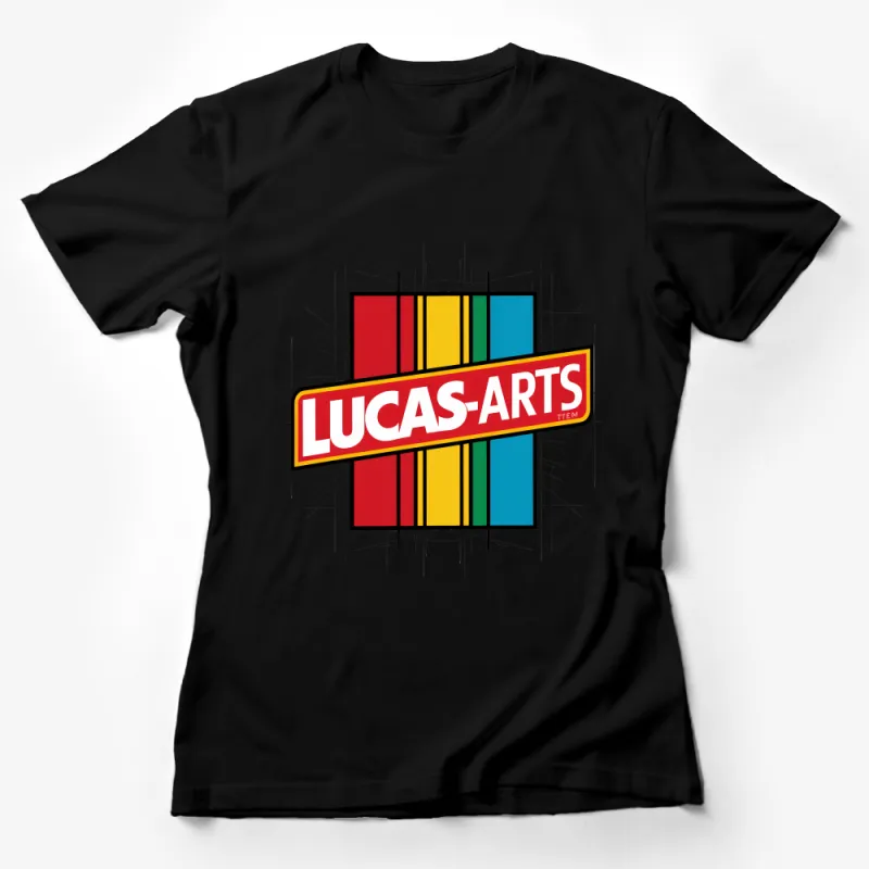 Vintage LucasArts Logo T-Shirt, Classic Gaming Tee, Retro Video Game Shirt, Collector Gamer Gift, Unisex Graphic Tee Female T-Shirt