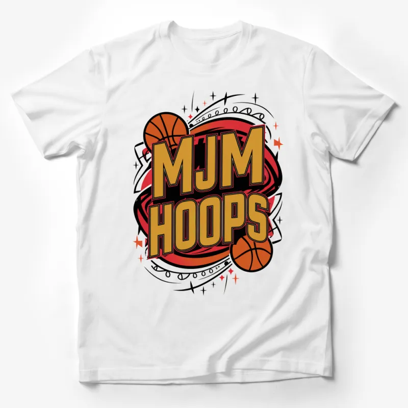 Unisex Basketball T-Shirt, MJM Hoops Graphic Tee, Sports Fan Gift, Casual Streetwear, Athletic Apparel, Cool Trendy Shirt Male T-Shirt