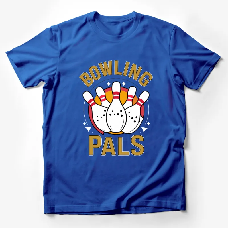 Unisex Bowling Pals T-Shirt, Funny Bowler Team Tee, Casual Bowling Night Shirt, Sport Themed Graphic T-Shirt, Gift for Bowling Lovers Male T-Shirt