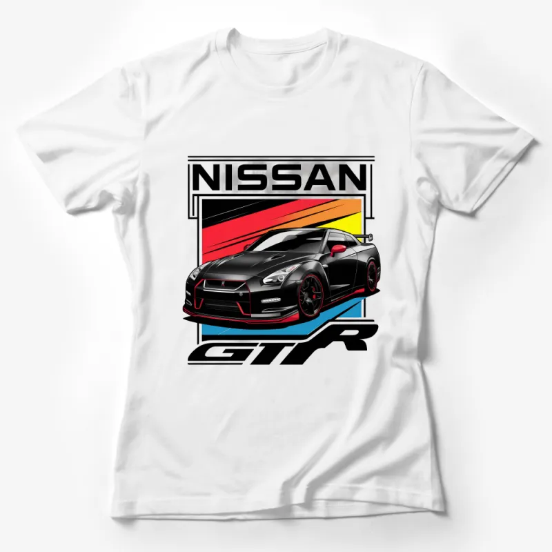 Nissan GTR Inspired Graphic T-Shirt, Sport Car Enthusiast Apparel, Automotive Style Tee, Unique Gift for Car Lovers Female T-Shirt