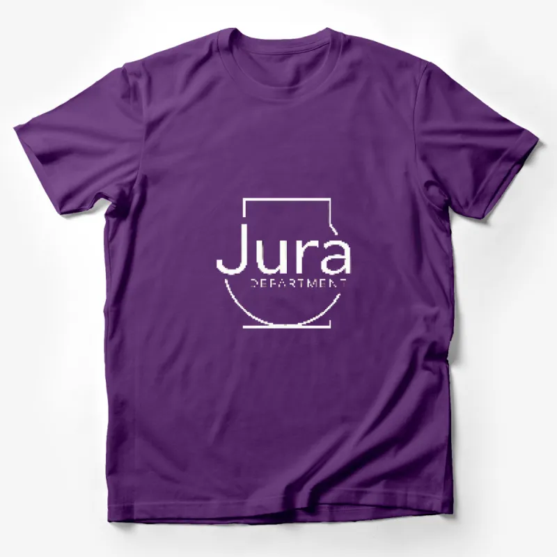 Minimalist Jura Design T-Shirt, Simple Coffee Lover Tee, Elegant Typographic Style, Casual Fashion Top Male T-Shirt