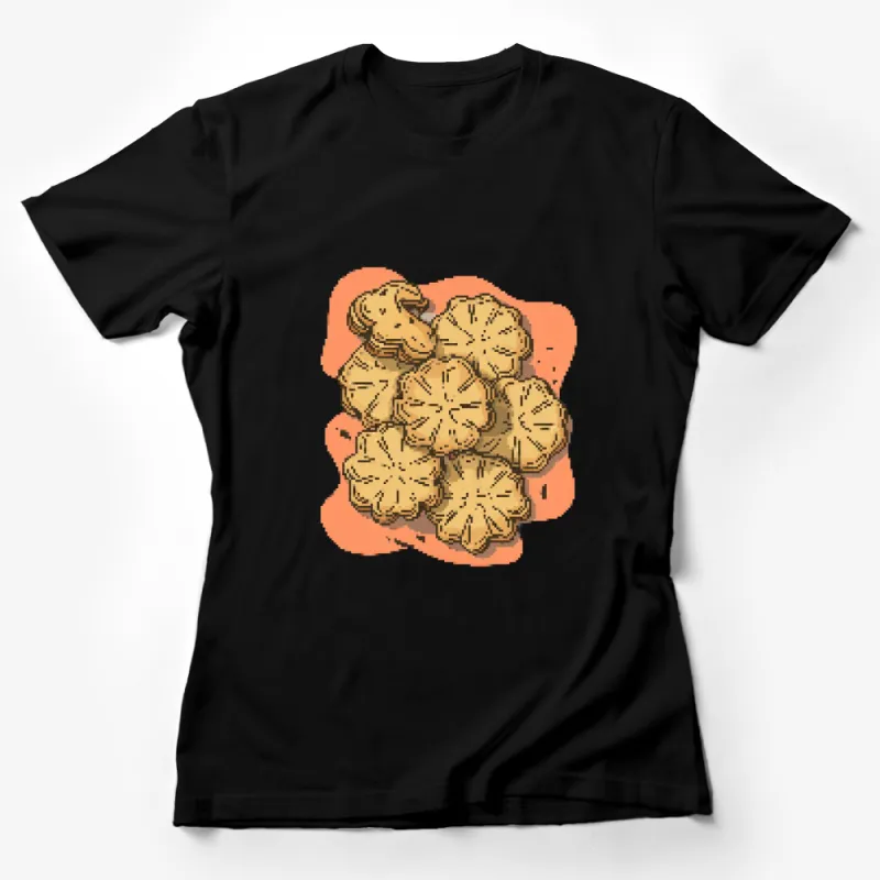 Unique Pastry Art T-Shirt, Vintage Bakery Graphic Tee, Unisex Food Illustration Shirt, Gift for Bakers Female T-Shirt