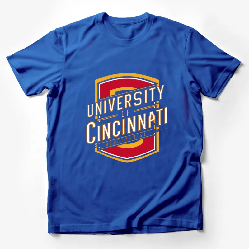 University of Cincinnati Logo T-Shirt, College Apparel, Vintage Style College Tee, Unisex Tee Male T-Shirt