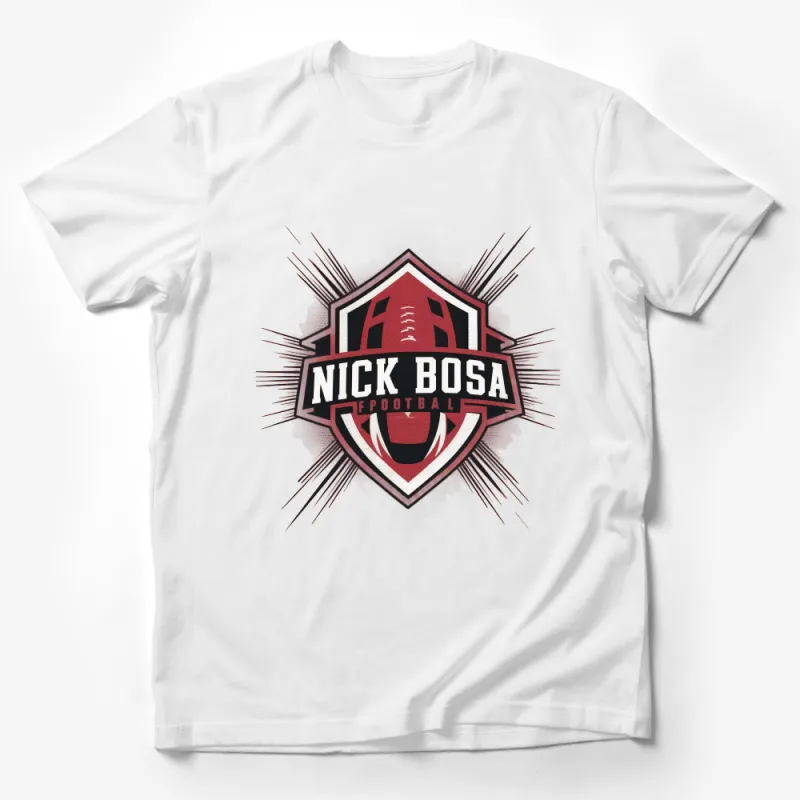 Nick Bosa Football Fan T-Shirt, Vibrant Sports Logo Tee, Casual Athletic Apparel, Unisex Graphic Shirt Male T-Shirt