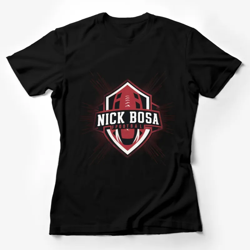 Nick Bosa Football Fan T-Shirt, Vibrant Sports Logo Tee, Casual Athletic Apparel, Unisex Graphic Shirt Female T-Shirt