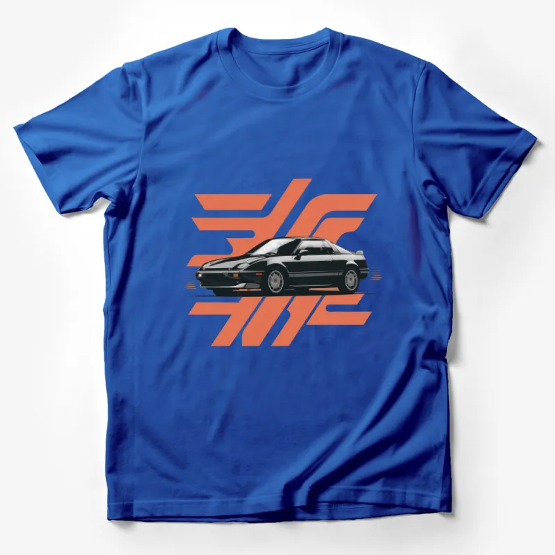 Classic Sports Car Graphic T-Shirt, Retro Style Car Enthusiast Apparel, Unique Automobile Design Tee, Gift for Car Lovers Male T-Shirt