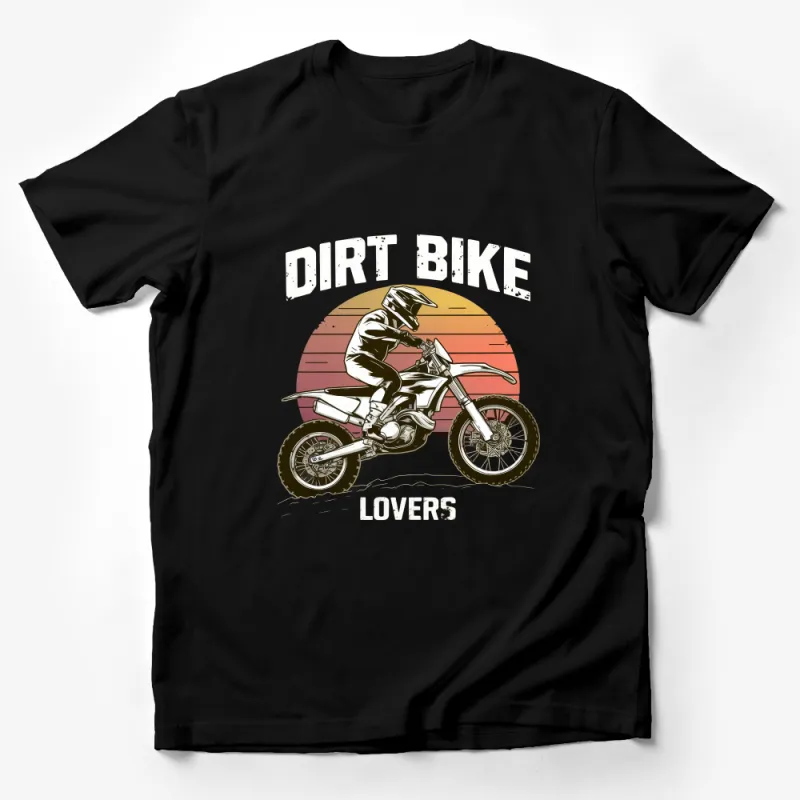 Vintage Dirt Bike Lovers T-Shirt, Retro Motorcycle Rider Tee, Perfect Gift for Bikers Male T-Shirt