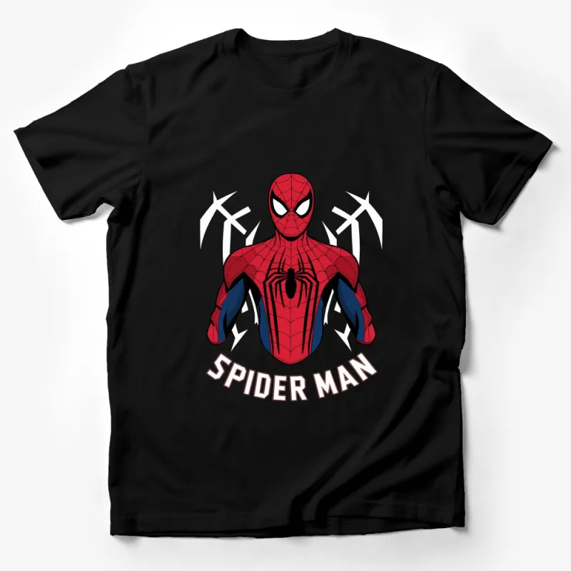 Spider-Man Graphic T-Shirt, Red and Blue Superhero Tee, Unisex Adult and Kids Sizes Available Male T-Shirt