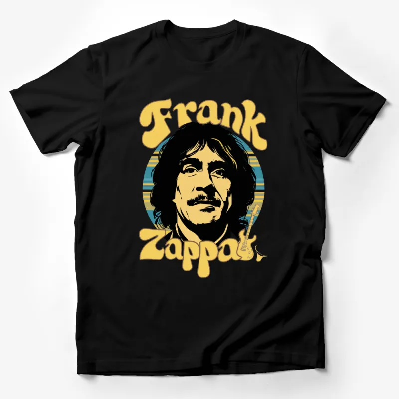 Frank Zappa Iconic Portrait T-Shirt, Vintage Style Graphic Tee, Music Legend Shirt Male T-Shirt