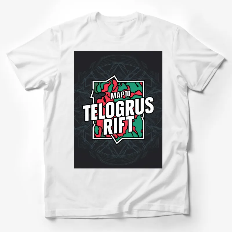 Telogrus Rift Mapto Camo Graphic T-Shirt, Trendy Gamer Tee, Unisex Urban Style Shirt Male T-Shirt