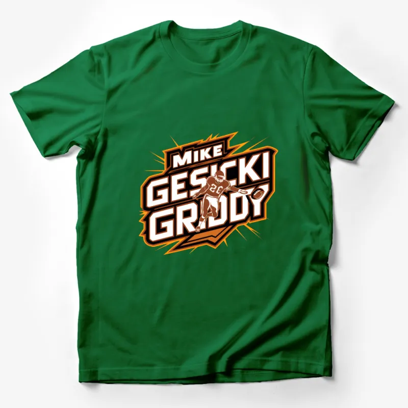 Mike Gesicki Griddy Dance Graphic T-Shirt, Sports Fan Apparel, Football Tee, Athletic Casual Wear Male T-Shirt