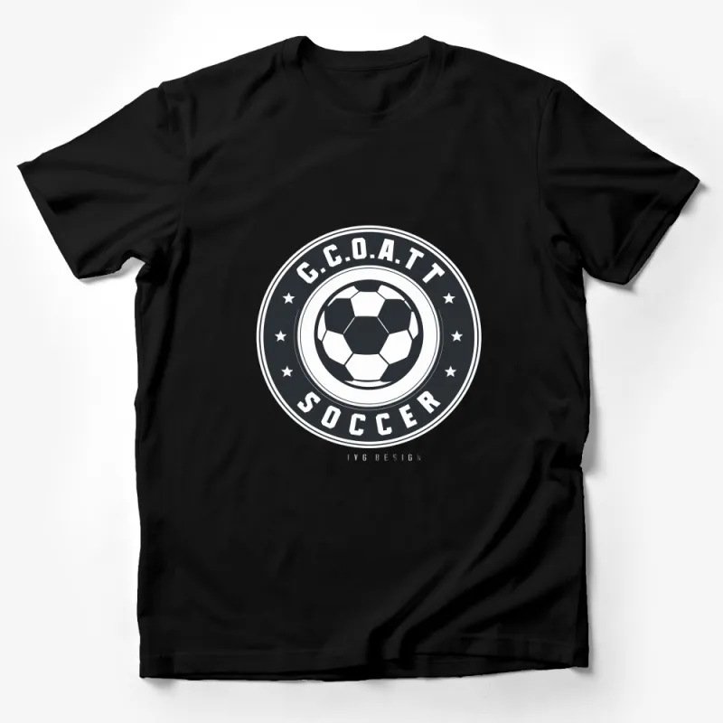 GCOATT Soccer Logo T-Shirt, Unisex Football Graphic Tee, Sports Enthusiast Casual Wear Male T-Shirt