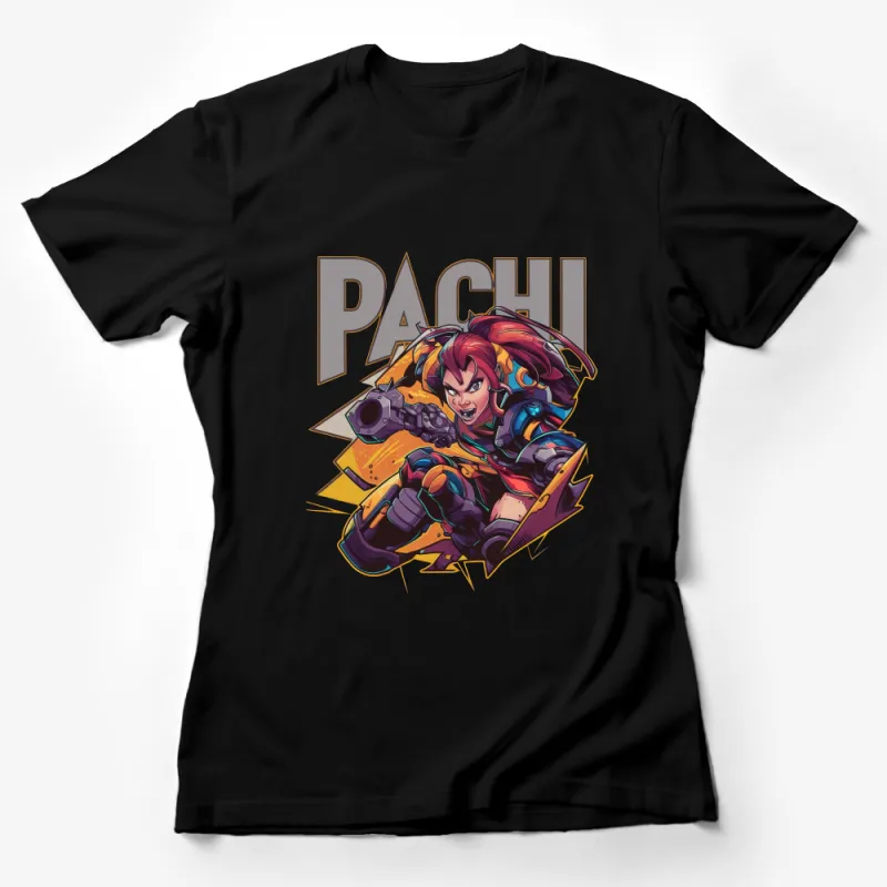 Pachimari Overwatch Hero Inspired T-Shirt, Colorful Gamer Graphic Tee, Unisex Gaming Shirt for All Ages Female T-Shirt