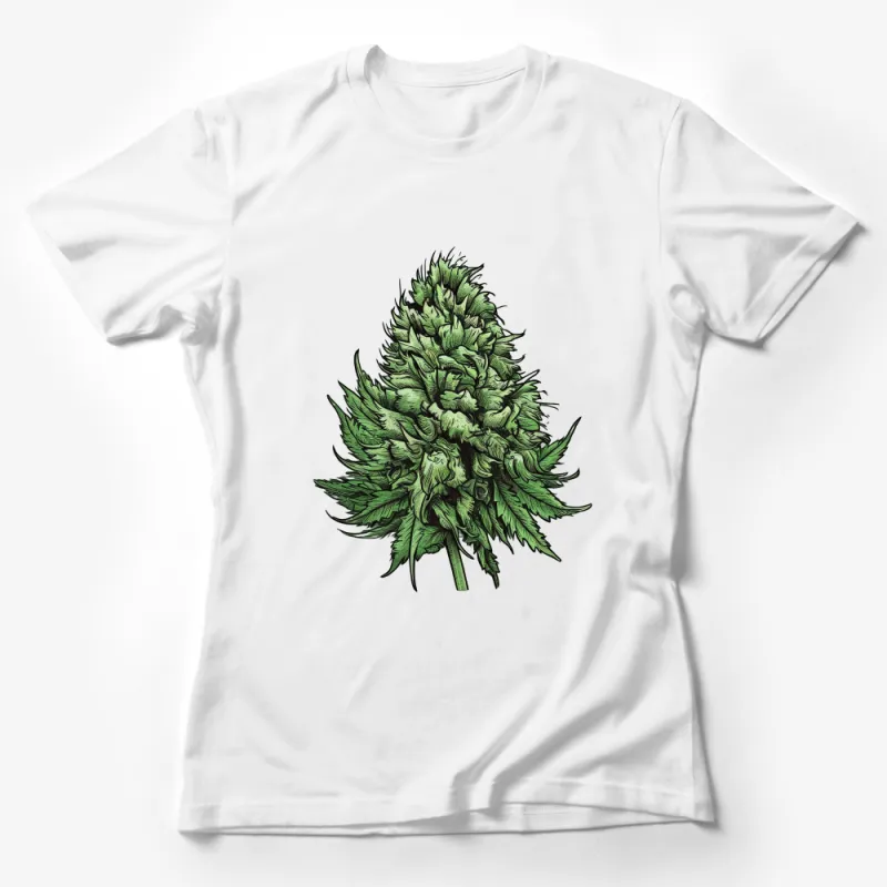 Unique Green Hops Plant T-Shirt, Botanical Art Beer Lover Gift, Unisex Graphic Tee Nature Inspired Female T-Shirt