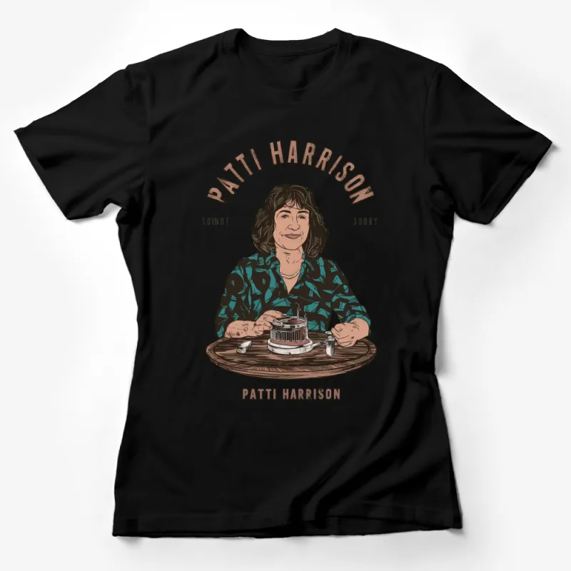 Vintage Patti Harrison Portrait T-Shirt, Retro Style Musician Graphic Tee, Unique Artist Design Shirt Female T-Shirt