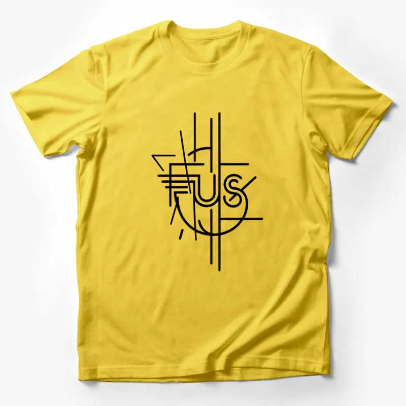 Abstract HUG US Line Art T-Shirt, Minimalist Design Tee, Unisex Fashion Top, Casual Streetwear, Unique Graphic Shirt Male T-Shirt