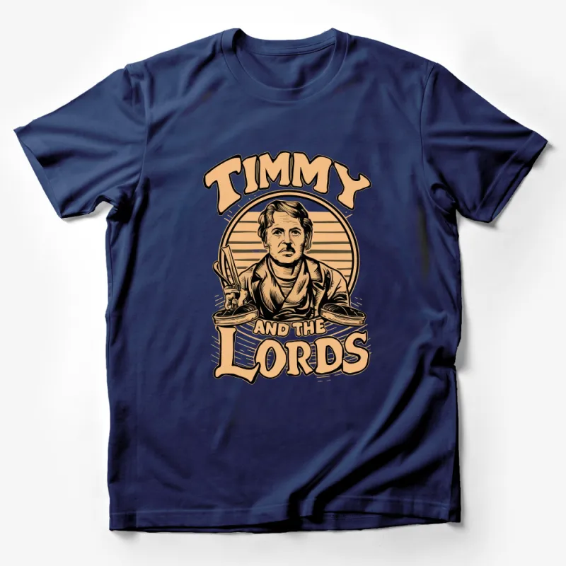 Vintage Band T-Shirt, Retro Style Timmy and The Lords Graphic Tee, Classic Rock Music Shirt, Unisex Male T-Shirt