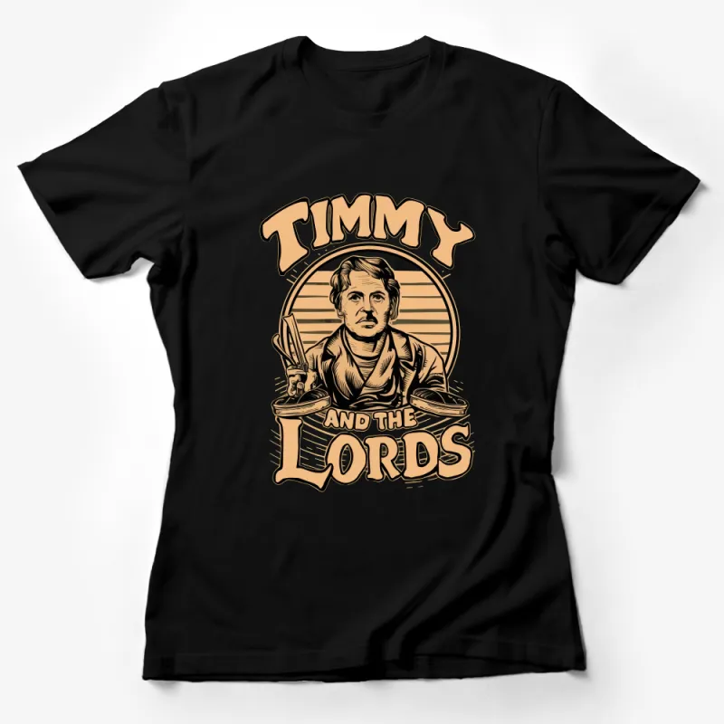 Vintage Band T-Shirt, Retro Style Timmy and The Lords Graphic Tee, Classic Rock Music Shirt, Unisex Female T-Shirt